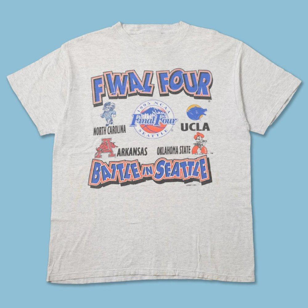 1995 Final Four Shirt Collection Tee Battle In Seattle Ucla Arkansas